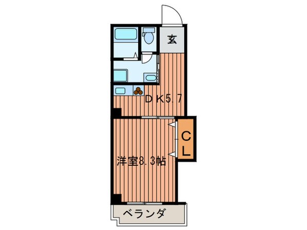 ＤＯＭＥ　ＷＥＳＴの物件間取画像